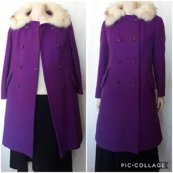VTG | Winter Topcoat with Fur Collar - Picture 3 of 16